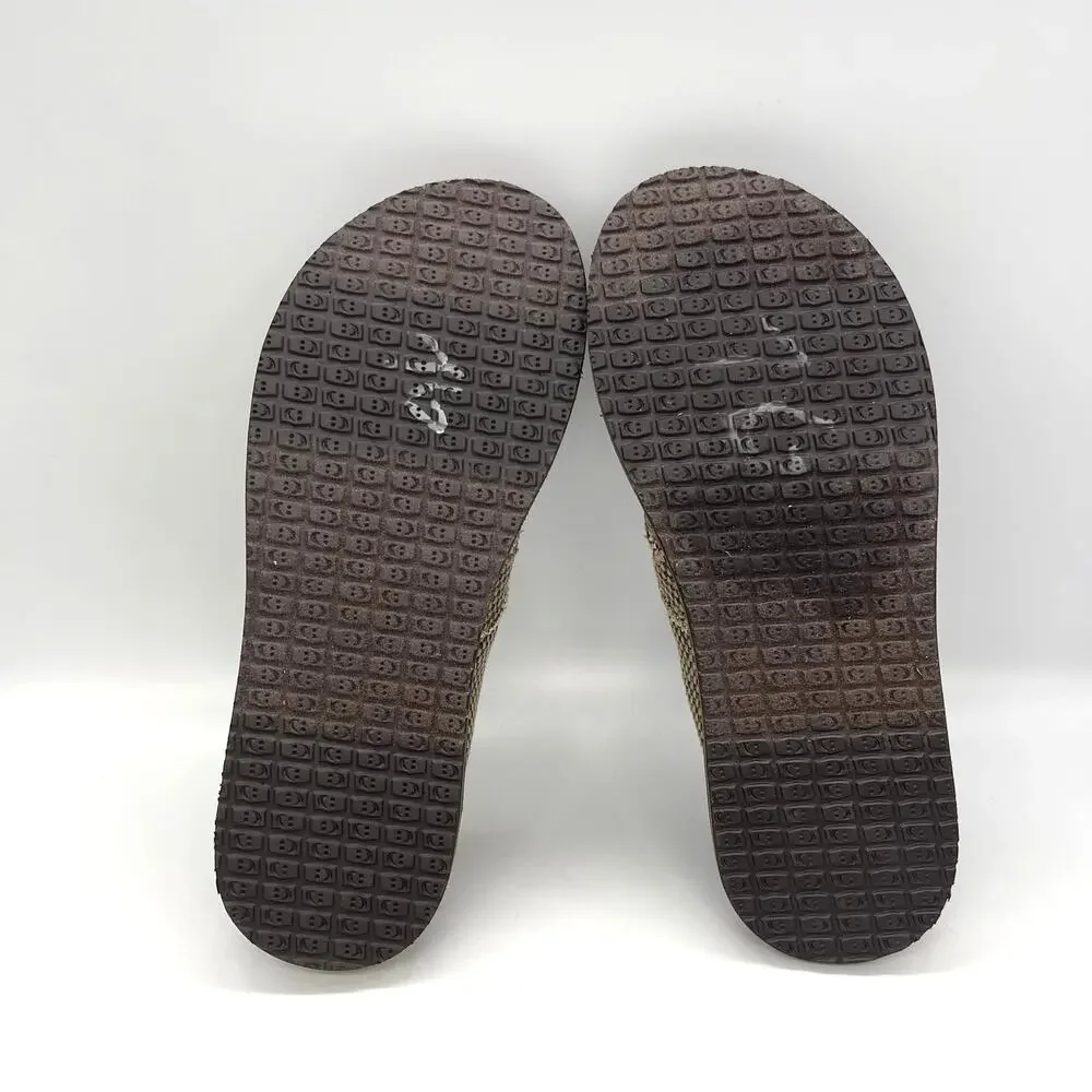 Sanuk Men's / Boys Vagabond Slip-on Canvas Loafers Size 6